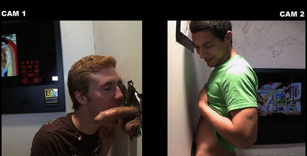 straight dude gets sucked dry through ungloryhole